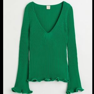 H&M rib-knit top